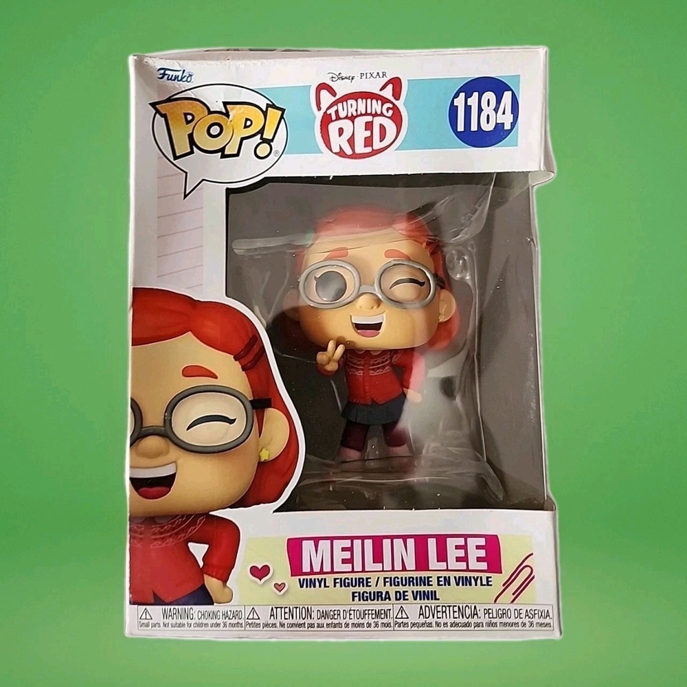 New In Box Funko POP! Disney Pixar Turning Red #1184 Meilin Lee Vinyl Figure